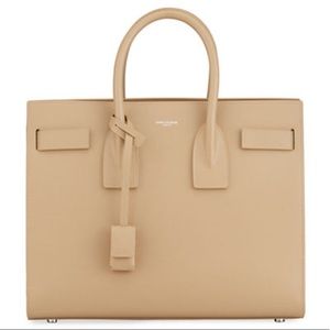 Saint Laurent Sac de Jour In Dark Beige